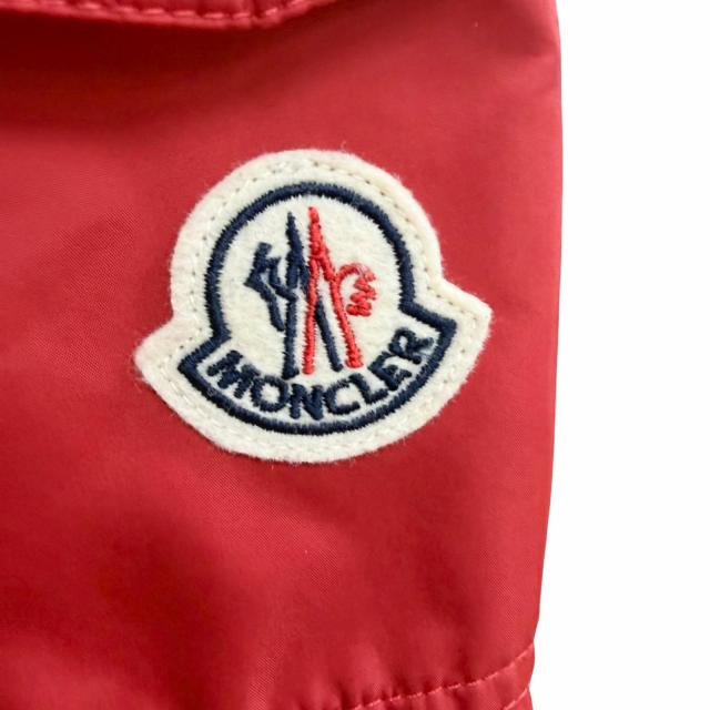極美品□MONCLER モンクレール KERALLE GIUBBOTTO ロゴワッペン フーデッド ブルゾンジャケット ウィンドブレーカー レッド 3 正規品_6