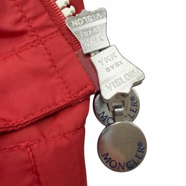 極美品□MONCLER モンクレール KERALLE GIUBBOTTO ロゴワッペン フーデッド ブルゾンジャケット ウィンドブレーカー レッド 3 正規品_5