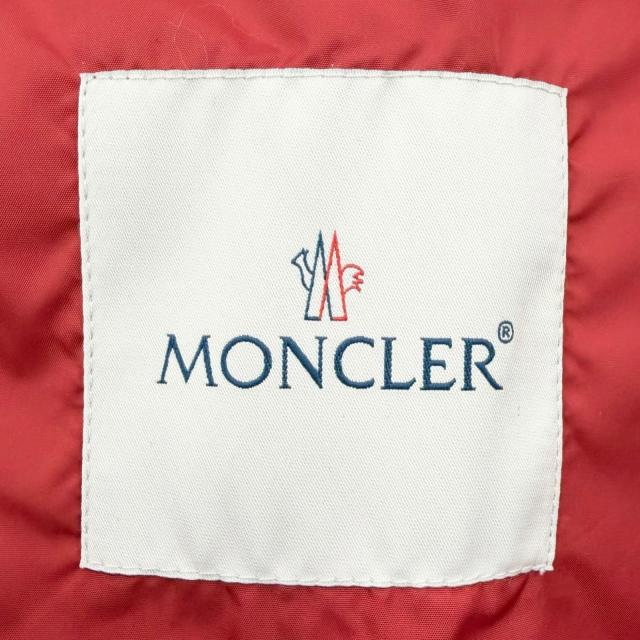 極美品□MONCLER モンクレール KERALLE GIUBBOTTO ロゴワッペン フーデッド ブルゾンジャケット ウィンドブレーカー レッド 3 正規品_7