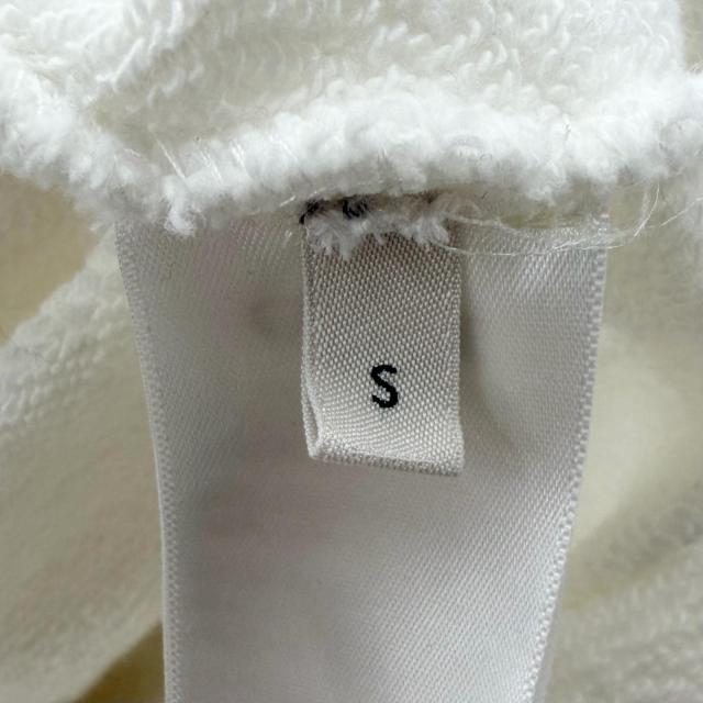 極美品□CELINE セリーヌ 22AW 2Y753670Q グラデーションロゴ ルーズフーディー プルオーバーパーカー ホワイト S イタリア製 正規品_5