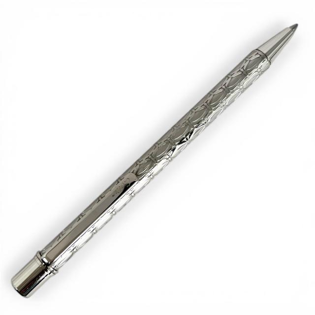 良品▲Cartier カルティエ ハッピーバースデー 2C Cドゥ カルティエ ツイスト式 ボールペン シルバー ドイツ製 メンズ_1