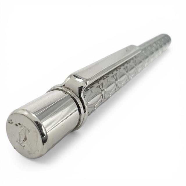良品▲Cartier カルティエ ハッピーバースデー 2C Cドゥ カルティエ ツイスト式 ボールペン シルバー ドイツ製 メンズ_3