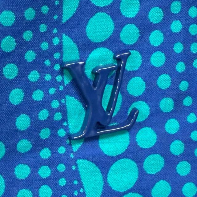 極美品□LOUIS VUITTON ルイヴィトン 草間彌生 2023年製 1AB8HU オールオーバー パンプキン ブルゾン ブルー 46 フランス製 正規品_5