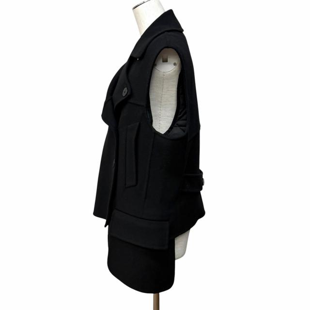 極美品★Christian Dior クリスチャンディオール 350G18A0060 カシミヤ混 マイクロカナージュ キルティングライナー付 ベスト 44 正規品_1