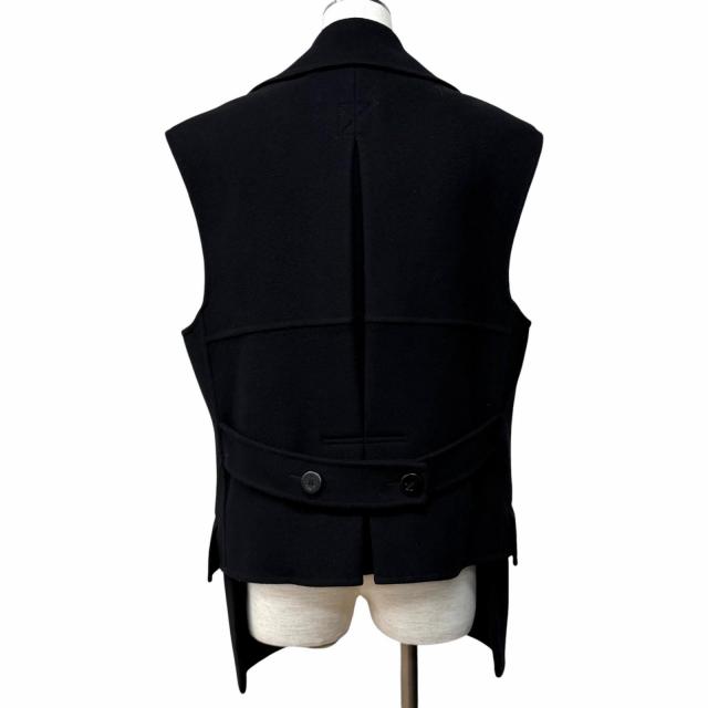 極美品★Christian Dior クリスチャンディオール 350G18A0060 カシミヤ混 マイクロカナージュ キルティングライナー付 ベスト 44 正規品_2