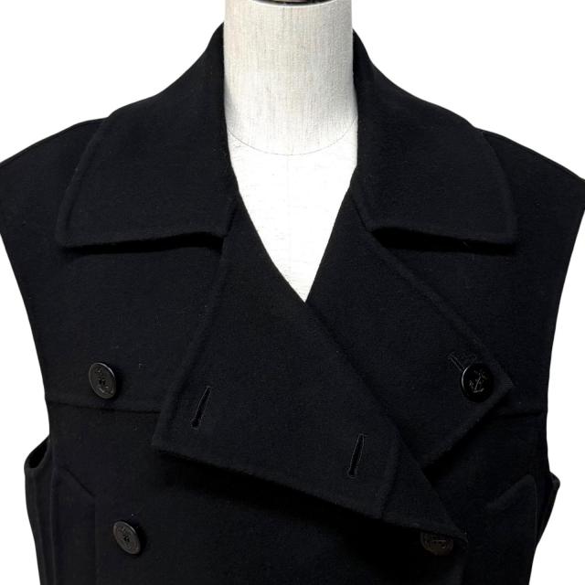 極美品★Christian Dior クリスチャンディオール 350G18A0060 カシミヤ混 マイクロカナージュ キルティングライナー付 ベスト 44 正規品_3