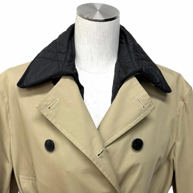 極美品★クリスチャンディオール 351M62A3332 コットン100％ マクロカナージュ キルティングライナー付 トレンチコート 44 正規品 袋付_3