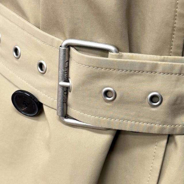 極美品★クリスチャンディオール 351M62A3332 コットン100％ マクロカナージュ キルティングライナー付 トレンチコート 44 正規品 袋付_5