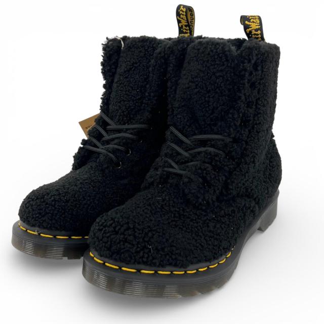 未使用品▲Dr.Martens ドクターマーチン 1460 PASCAL パスカル 8ホール ボア レースアップ ブーツ ブラック UK4 箱付き レディース
