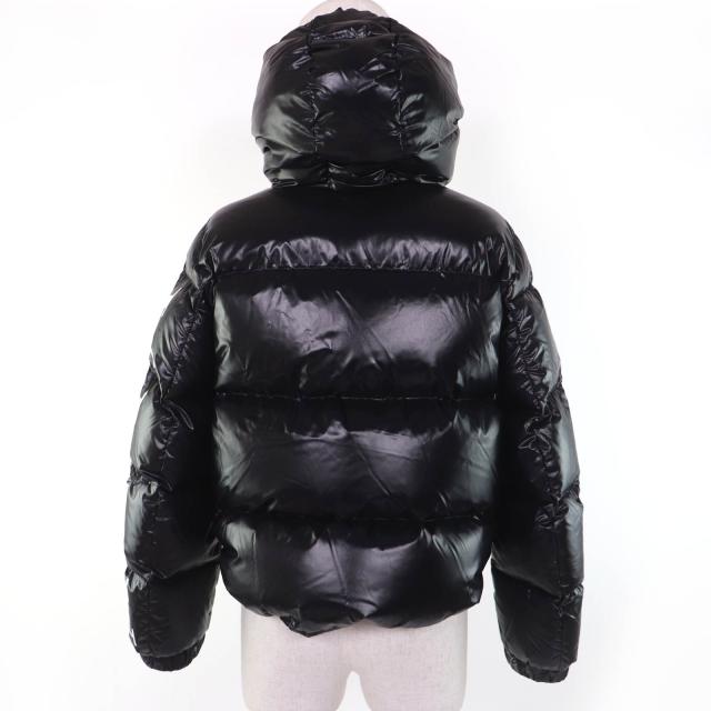 美品☆VALENTINO ヴァレンティノ UB3CN01P5LE VLTNロゴ ダウンジャケット ブラック ホワイト 36 イタリア製 正規品 レディース_2