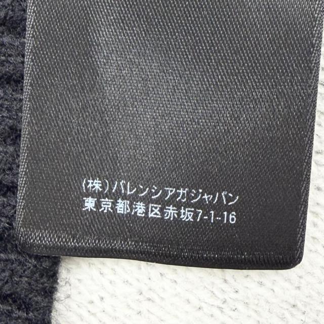 未使用品□BALENCIAGA バレンシアガ 21AW 648433 ロゴ総柄 クルーネック オールオーバーニット セーター ブラック M イタリア製 正規品_7