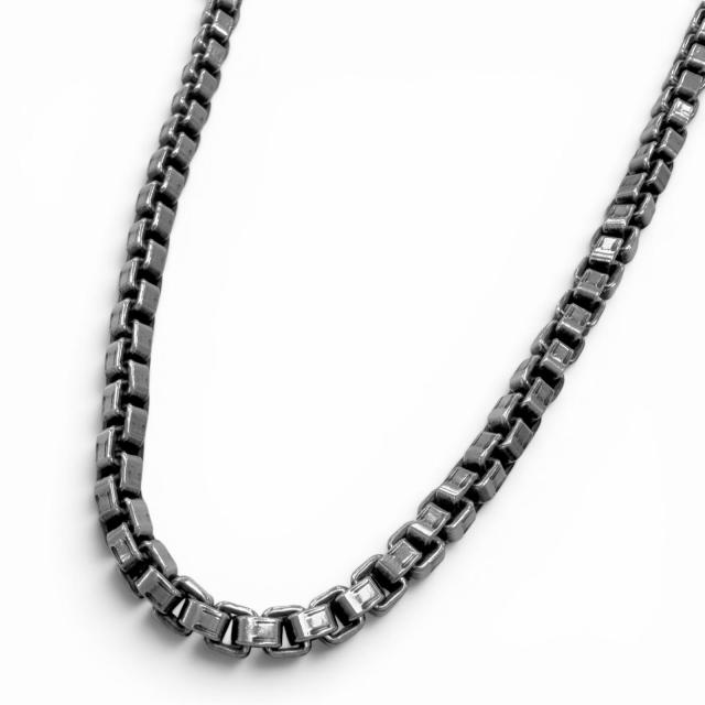 美品□LOUIS VUITTON ルイヴィトン 2024年製 M02027 ネックレス・LVテーラー アクセサリー AG925 シルバー イタリア製 重量57.7g メンズ