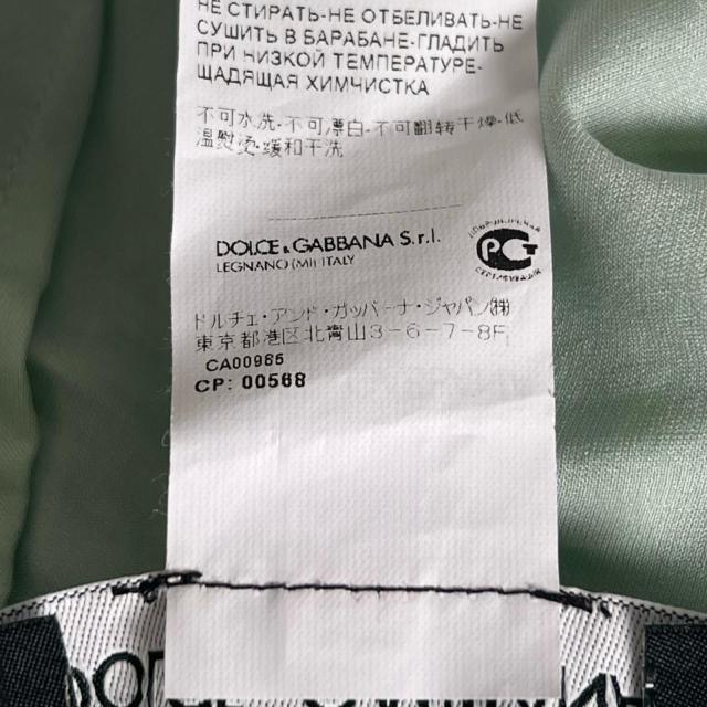 美品▲DOLCE&GABBANA ドルチェ＆ガッバーナ 総レース 花柄 半袖 ワンピース ドレス ライムグリーン 36 イタリア製 正規品 レディース_7