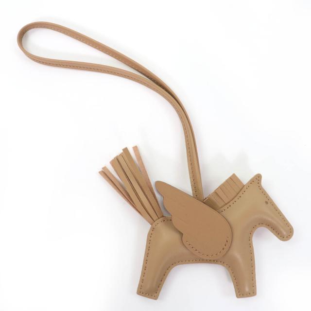 未使用品☆HERMES エルメス ロデオチャーム ペガサスPM アニョーミロ ヴォースイフト チャイ バッグチャーム K刻印 フランス製 箱付き_1