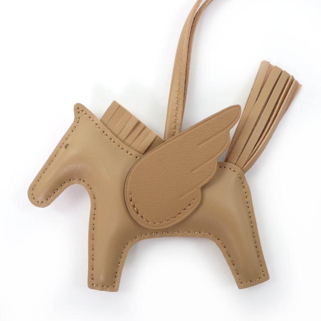 未使用品☆HERMES エルメス ロデオチャーム ペガサスPM アニョーミロ ヴォースイフト チャイ バッグチャーム K刻印 フランス製 箱付き_2