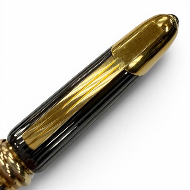 良品▼Cartier カルティエ クーガードゥカルティエ トリニティ カラーストーン ツイスト式 ボールペン ブラック ゴールド 筆記確認済み 良品▽Cartier カルティエ クーガードゥカルティエ トリニティ カラー