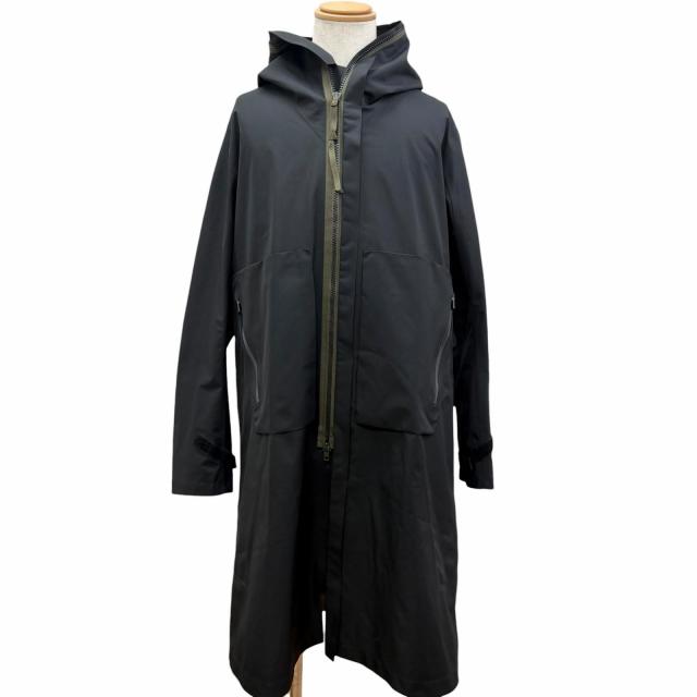 極美品□ACRONYM アクロ二ウム J61-GTV 2.5L GORE-TEX INTEROPS PARKA 多機能ポケット フーデッドコート ブラック L 正規品 メンズ