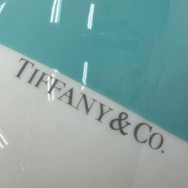 未使用品☆TIFFANY&amp;Co. ティファニー ピギーバンク 陶器 ロゴ入り 貯金箱 インテリア ブルー ホワイト イタリア製 レディース 箱付き_8