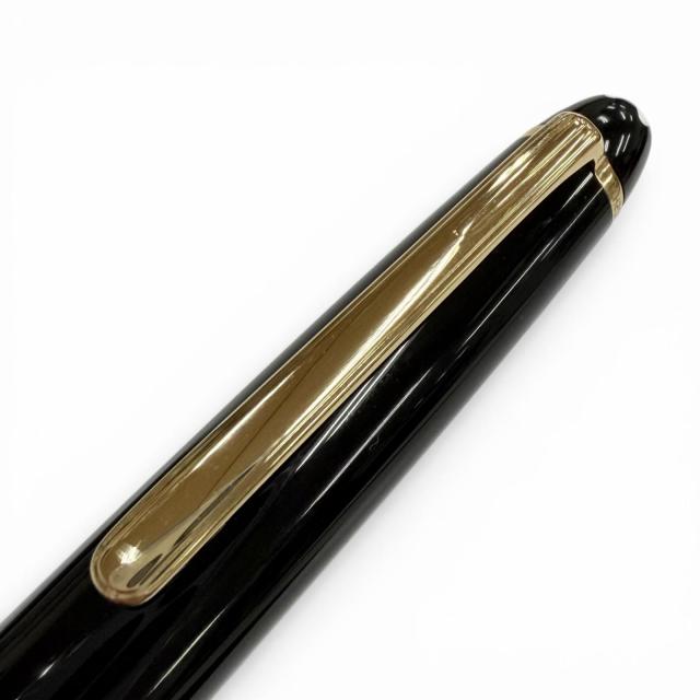 極美品▼MONTBLANC モンブラン マイスターシュテュック クラシック 145 ペン先14K Fニブ ホワイトスター 万年筆 ブラック ゴールド_6