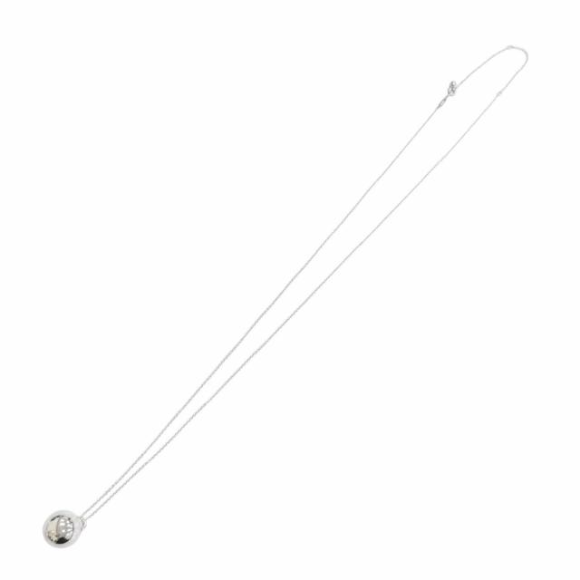 美品△TIFFANY&Co. ティファニー ハードウェア ボール ペンダント ネックレス AG925 直径19mm シルバー 重量14.8g 箱・袋付_3