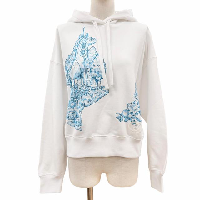 未使用品◇GUCCI YUKO HIGUCHI グッチ ヒグチユウコ 25AW 853426 コットン100％ フーディ パーカー 日本限定 白 S イタリア製 正規品