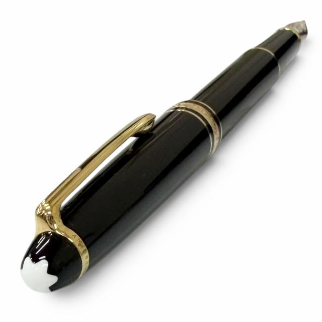 極美品□MONTBLANC モンブラン マイスターシュテュック クラシック Pix ペン先14K Bニブ 万年筆 ブラック ゴールド ドイツ製 メンズ_2