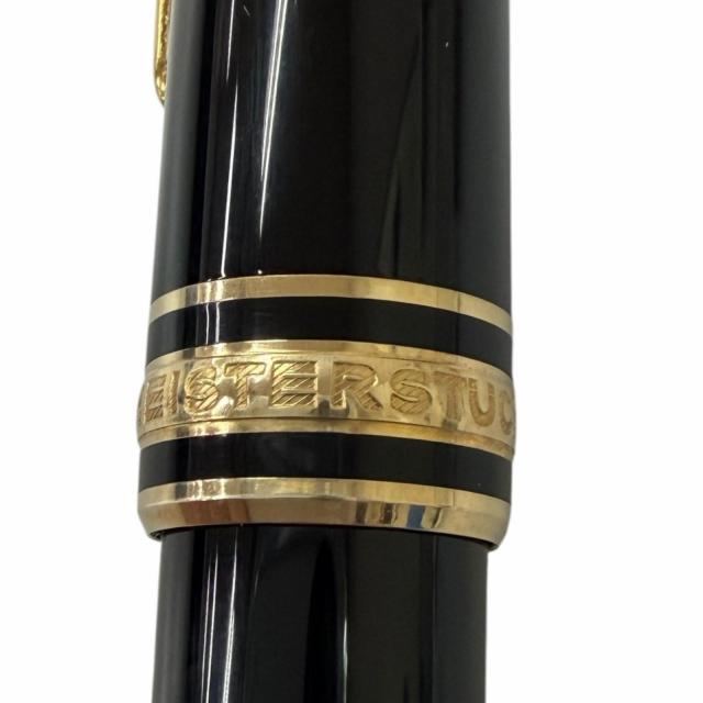 極美品□MONTBLANC モンブラン マイスターシュテュック クラシック Pix ペン先14K Bニブ 万年筆 ブラック ゴールド ドイツ製 メンズ_7