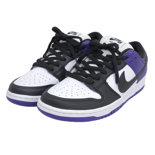 未使用品▲NIKE ナイキ BQ6817-500 SB DUNK LOW PRO ダンク ロー レザー ローカットスニーカー パープル 28cm メンズ 箱付き 12,540円