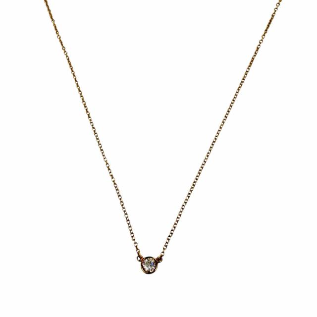 美品◇TIFFANY&Co. ティファニー バイザヤード エルサペレッティ 750 PG 1P時刻表約0.12コンピュータ断層撮影法 枠差しわたし約4.35粍 首飾り 掛け目1.89g