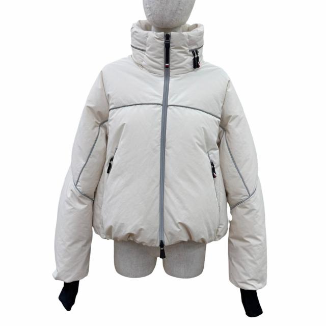 美品☆MONCLER GRENOBLE モンクレール グルノーブル 24-25AW J20981A00010 KLAIS ダウンジャケット アイボリー 1 正規品 レディース