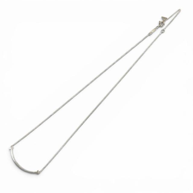 美品★TIFFANY&Co. ティファニー ティファニーT スマイル ペンダント スモール AG925 ネックレス シルバー 重量2.0g レディース_3