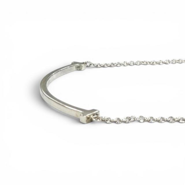 美品★TIFFANY&Co. ティファニー ティファニーT スマイル ペンダント スモール AG925 ネックレス シルバー 重量2.0g レディース_4