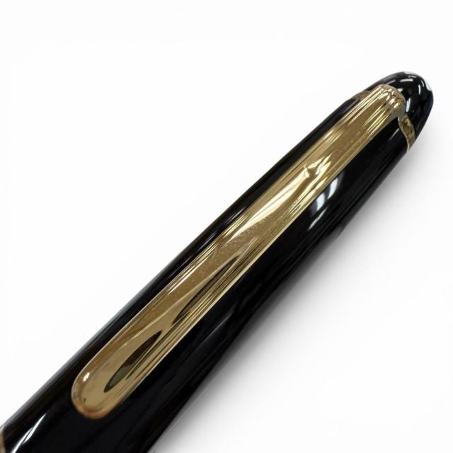 極美品▼MONTBLANC モンブラン マイスターシュテュック クラシック ホワイトスター ツイスト式 ボールペン ブラック ゴールド 筆記確認済_6