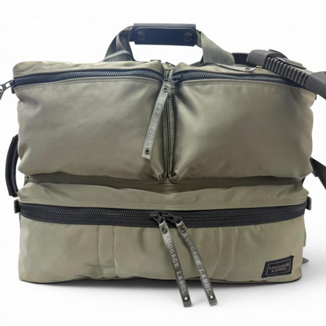 美品□LUGGAGE LABEL ラゲッジレーベル 吉田かばん 953-09255 ZONE 3WAY PACK ブリーフケース バックパック ショルダーバッグ 日本製