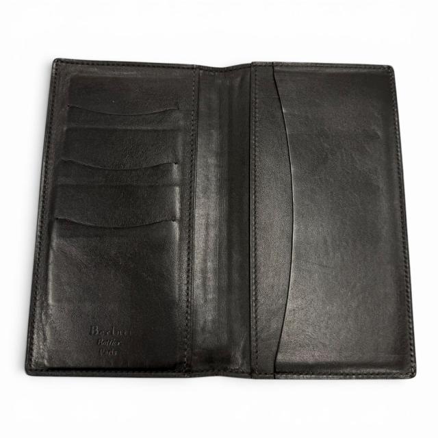 良品▼Berluti ベルルッティ レザー オルガ期 カリグラフィ ロングウォレット 二つ折り 長財布 札入れ ブラック メンズ_3