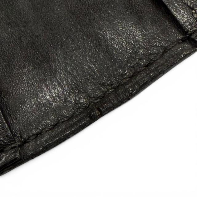 良品▼Berluti ベルルッティ レザー オルガ期 カリグラフィ ロングウォレット 二つ折り 長財布 札入れ ブラック メンズ_7