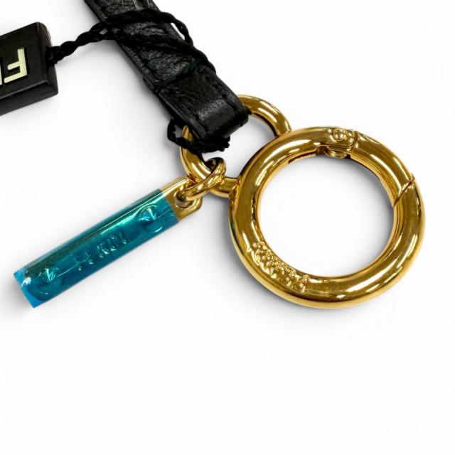 未使用品★FENDI フェンディ 7AR683 現行品 FFロゴ FOXファーポンポンチャーム バッグチャーム ピンク 伊製 定価104500円 箱・保存袋付き_6