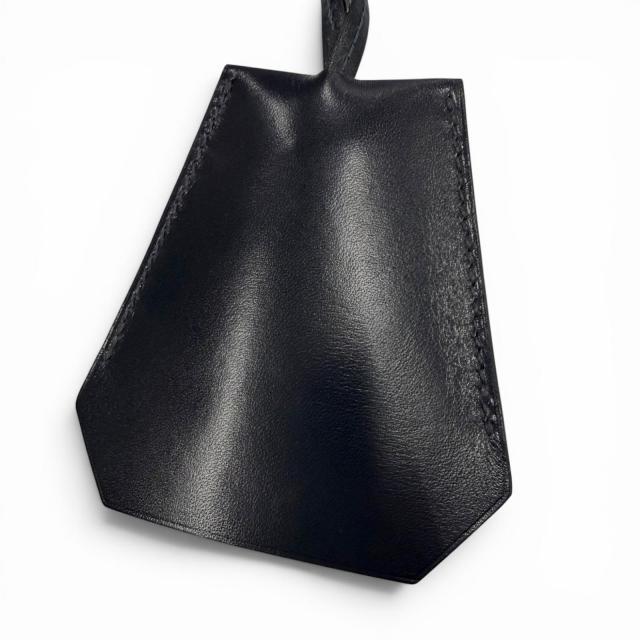 極美品▼HERMES エルメス ヴィンテージ なめし革 しろがね色金具 マルジェラ期 クロシェット 首飾り 米国海軍 □D目じるし フランス共和国製 メンズ