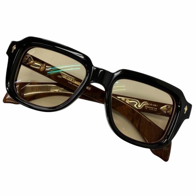 美品□JACQUESMARIEMAGE ジャックマリーマージュ JMMRT10A TAOS HOPPER 世界300個限定 サングラス 黒 ブラウンマーブル 51□20 度入り