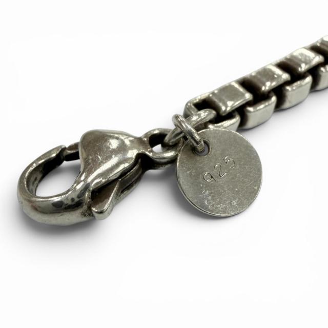 美品▼TIFFANY&Co. ティファニー ベネチアン 925 チェーン ブレスレット シルバー 重量16.1g レディース メンズOK アクセサリー_4