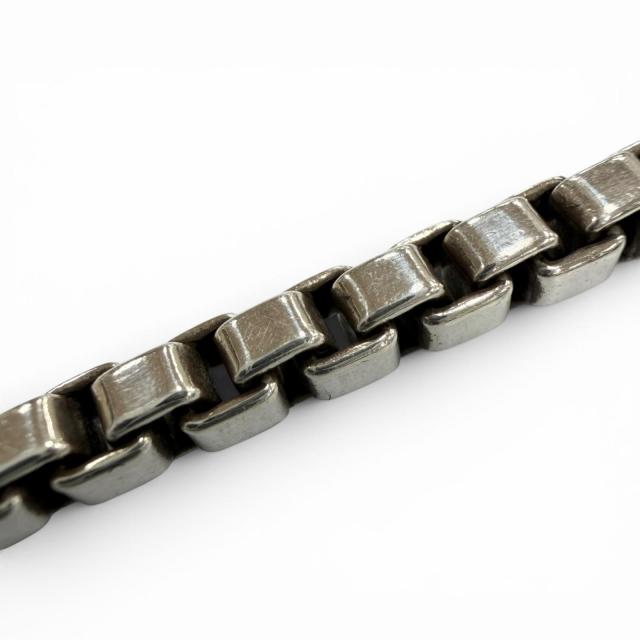 美品▼TIFFANY&Co. ティファニー ベネチアン 925 チェーン ブレスレット シルバー 重量16.1g レディース メンズOK アクセサリー_2