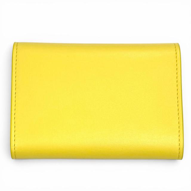 良品★LOEWE ロエベ CANBS33X01 ペブル バーティカルウォレット スモール シャイニーナパカーフ ライトシトリン アナグラム金具 箱・袋付_2