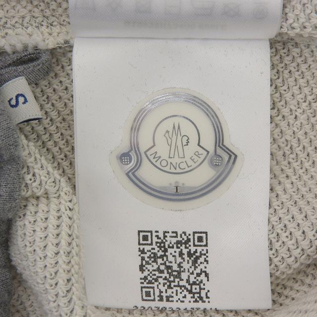 極美品▲MONCLER モンクレール 2020年製 コットン ロゴワッペン付 スウェットパンツ ジョガーパンツ グレー S トルコ製 正規品 メンズ_7