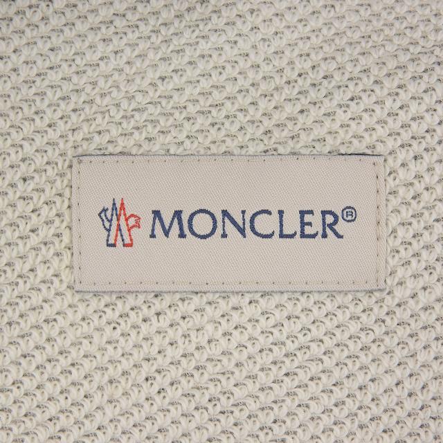 極美品▲MONCLER モンクレール 2020年製 コットン ロゴワッペン付 スウェットパンツ ジョガーパンツ グレー S トルコ製 正規品 メンズ_4