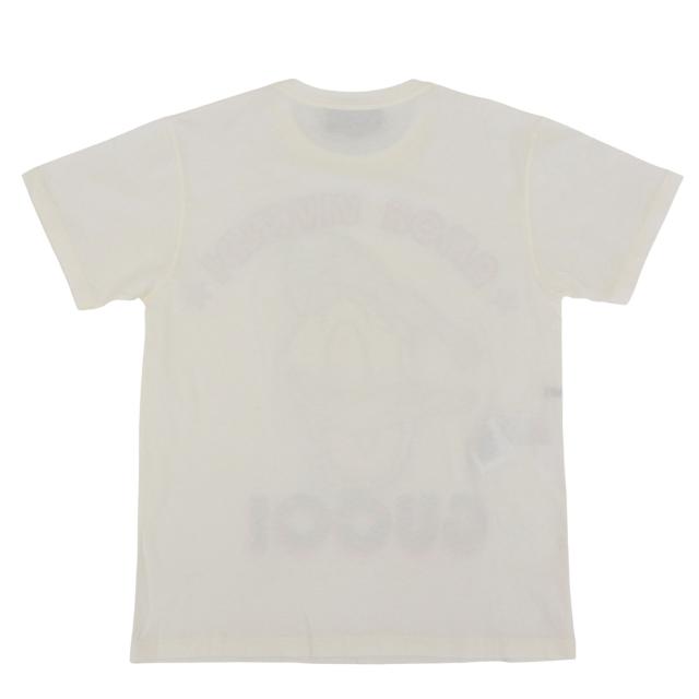 未使用品▲GUCCI×Disney グッチ×ディズニー 21SS 615044 コットン100％ ロゴ ドナルドダック オーバーサイズ 半袖Ｔシャツ XXS 正規品_1