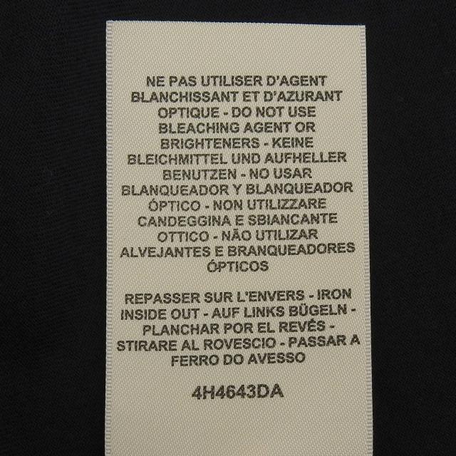 未使用品▲HERMES エルメス 24AW 4H4643DA カルトゥッシュ モール コットン100％ 半袖Ｔシャツ ブラック 36 フランス製 レディース_5