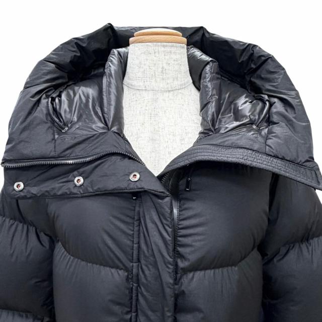 美品△MACKAGE マッカージュ 24AW 11122246-2A FREYA ロゴワッペン フーデッド ダウンジャケット ブラック XS 正規品 ガーメント付き_3