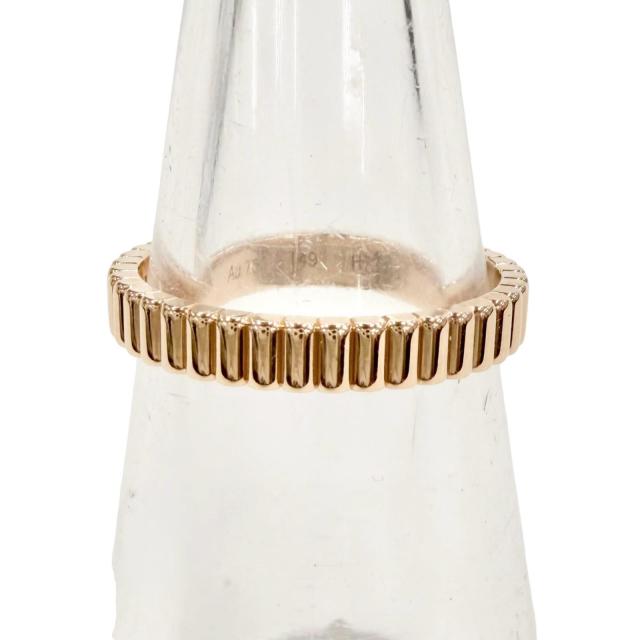 極美品◇BOUCHERON ブシュロン キャトル グログラン リング スモール AU750(PG) K18 指輪 ピンクゴールド T49 JP9号 重量2.8g レディース