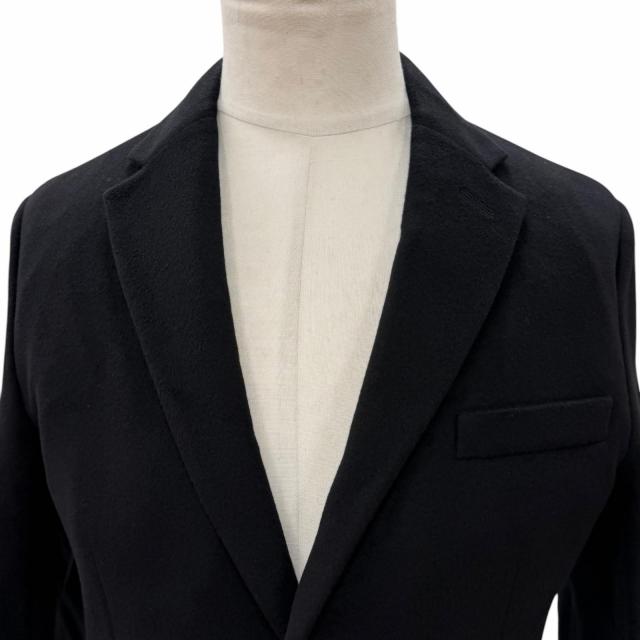 極美品▼DIOR ディオール オム 933C224A3225 カシミヤ100% ロゴ入りボタン シングルジャケット テーラード ブラック 46 正規品 メンズ_1