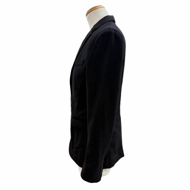 極美品▼DIOR ディオール オム 933C224A3225 カシミヤ100% ロゴ入りボタン シングルジャケット テーラード ブラック 46 正規品 メンズ_2
